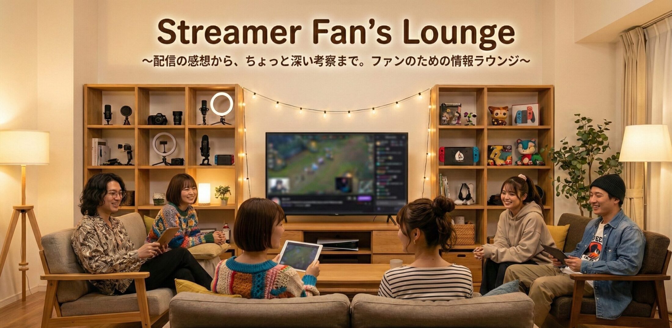 Streamer Fan's Lounge～配信の感想から、ちょっと深い考察まで。ファンのための情報ラウンジ～のヘッダー画像
